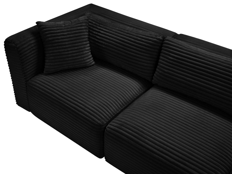 Shaggy 114" / 70" Wide L Shape Modular Sectional