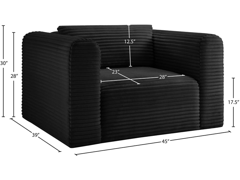 Shaggy 45" Wide Armchair