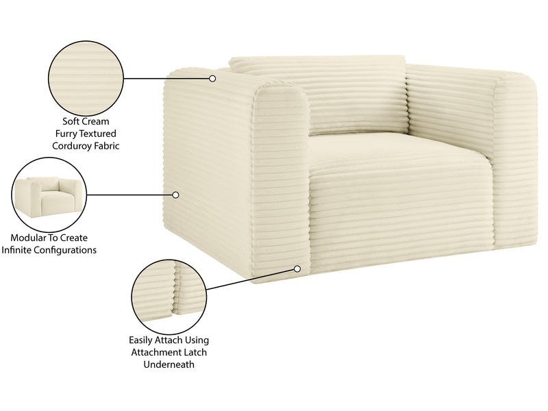 Shaggy 45" Wide Armchair