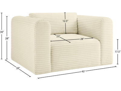 Shaggy 45" Wide Armchair