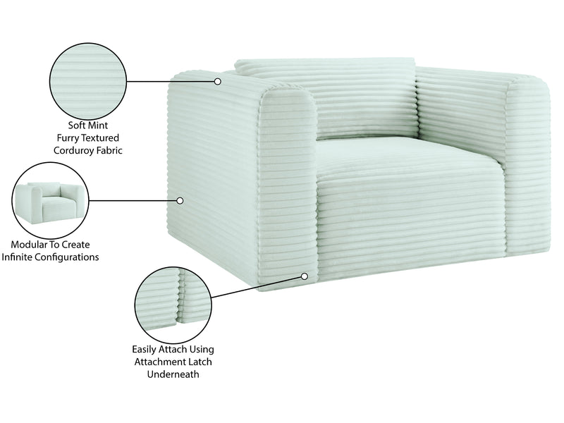 Shaggy 45" Wide Armchair