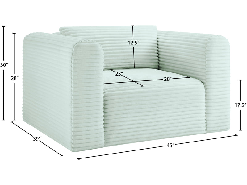 Shaggy 45" Wide Armchair