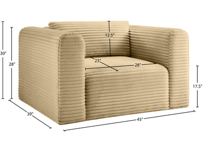 Shaggy 45" Wide Armchair
