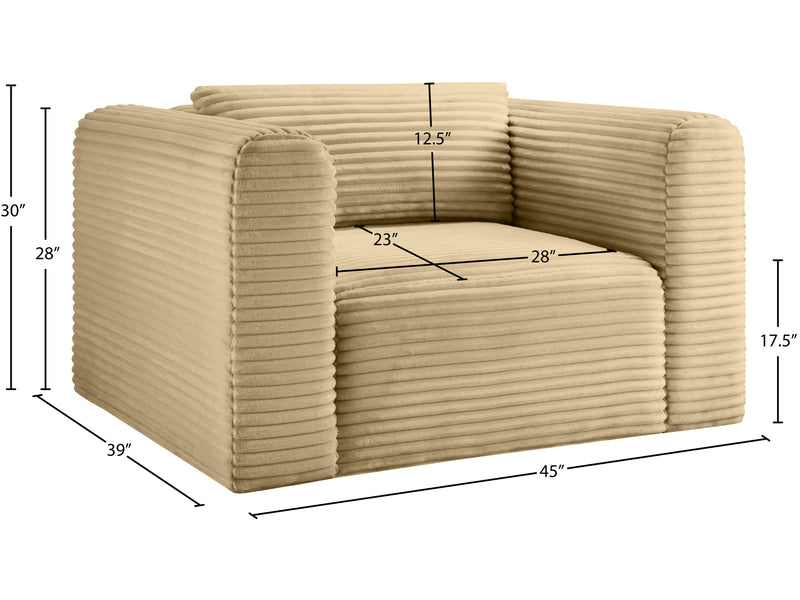 Shaggy 45" Wide Armchair