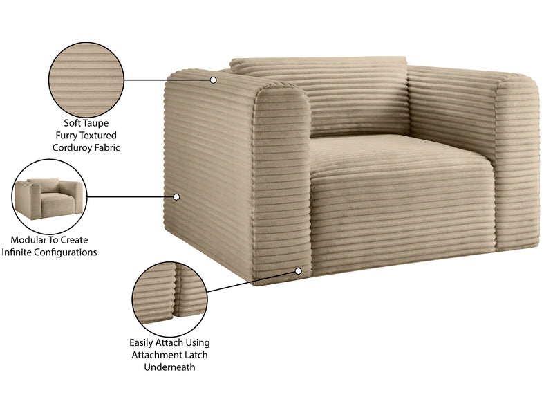 Shaggy 45" Wide Armchair
