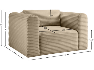 Shaggy 45" Wide Armchair