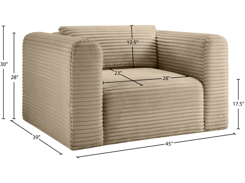 Shaggy 45" Wide Armchair