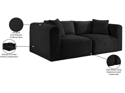 Shaggy 78" Wide Loveseat
