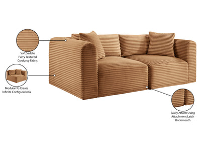 Shaggy 78" Wide Loveseat