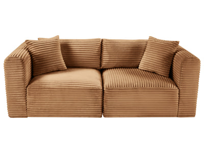 Shaggy 78" Wide Loveseat