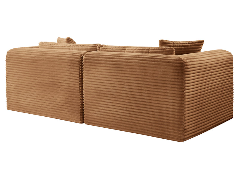 Shaggy 78" Wide Loveseat