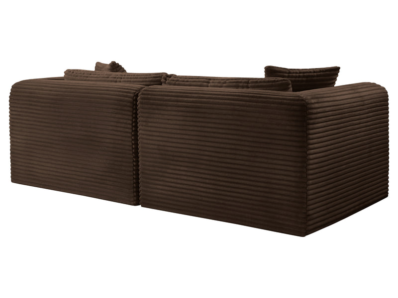 Shaggy 78" Wide Loveseat