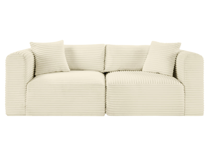 Shaggy 78" Wide Loveseat