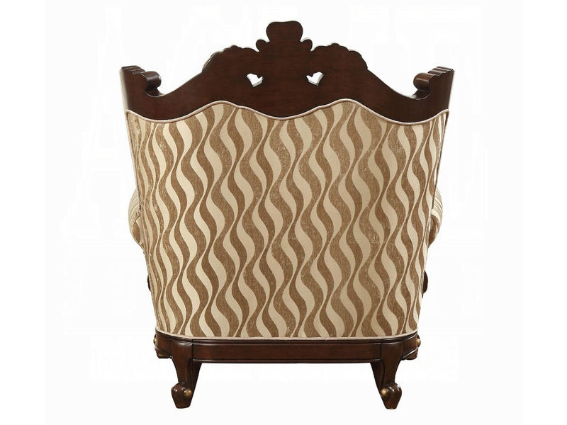 Shalisa 47" Wide Curved Traditional Armchair