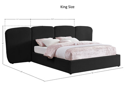 Shiloh Boucle Platform Bed