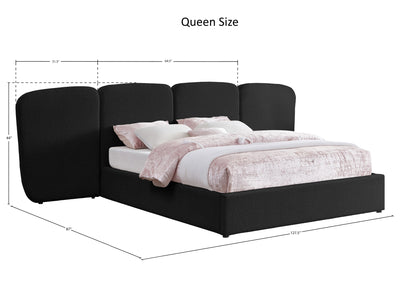 Shiloh Boucle Platform Bed