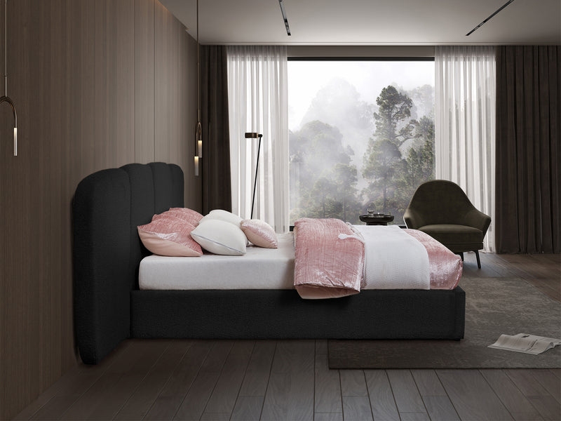 Shiloh Boucle Platform Bed