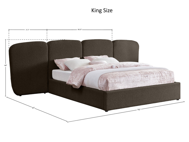 Shiloh Boucle Platform Bed