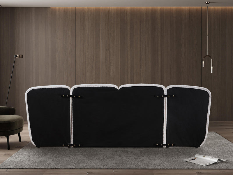 Shiloh Boucle Platform Bed