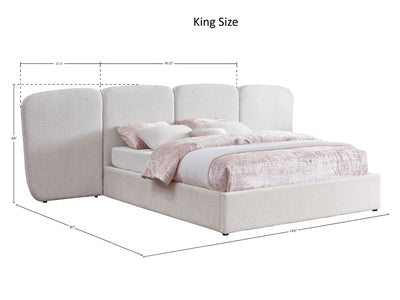 Shiloh Boucle Platform Bed