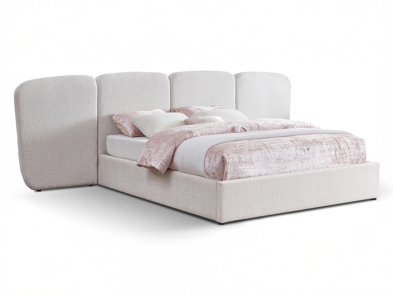 Shiloh Boucle Platform Bed