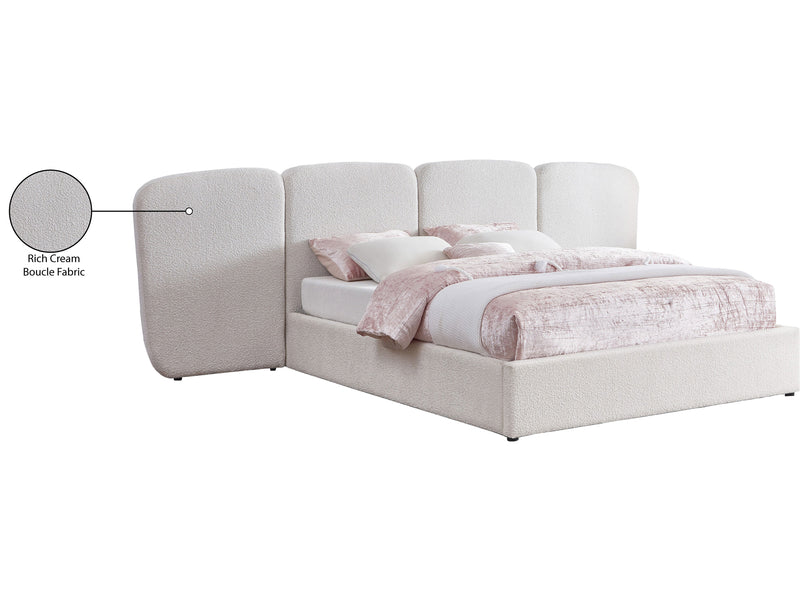 Shiloh Boucle Platform Bed