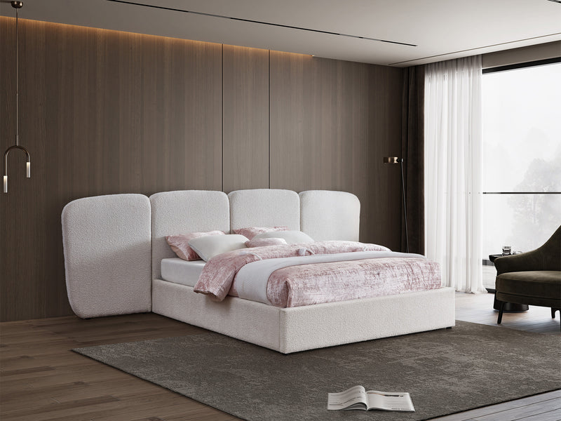 Shiloh Boucle Platform Bed