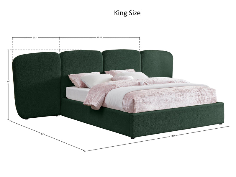 Shiloh Boucle Platform Bed