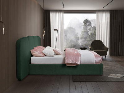 Shiloh Boucle Platform Bed