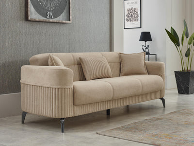 Simge Star 71" Wide Convertible Loveseat