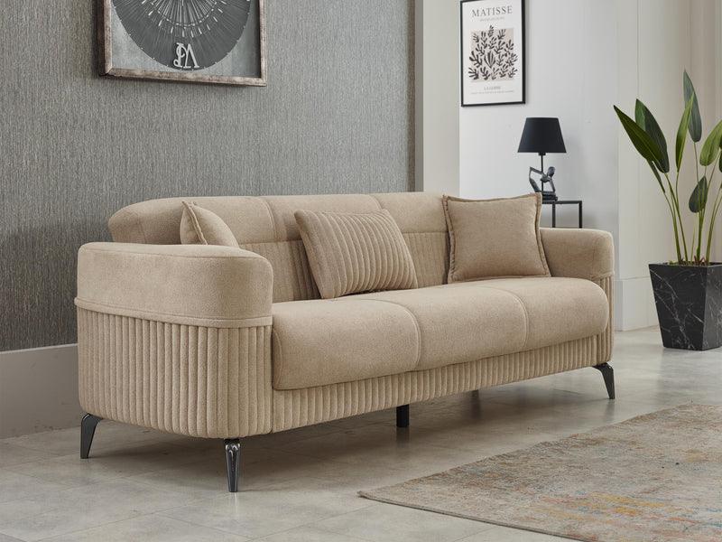Simge Star 71" Wide Convertible Loveseat