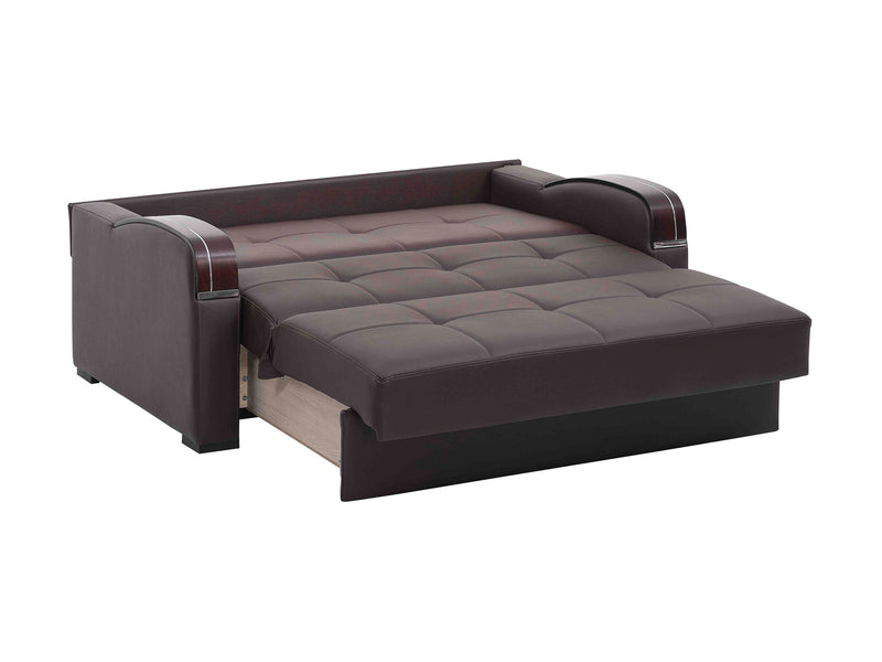 Sleep Plus Leather Convertible Living Room Set