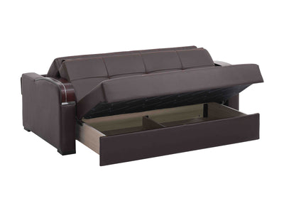 Sleep Plus Leather Convertible Living Room Set