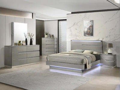 Smart B69 63" Wide 6 Drawer Dresser With Mirror