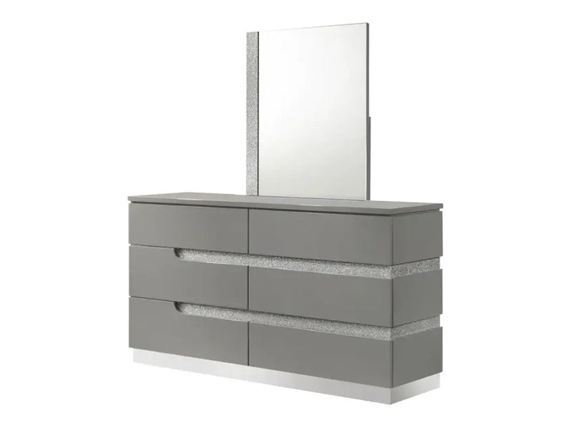Smart B69 63" Wide 6 Drawer Dresser With Mirror