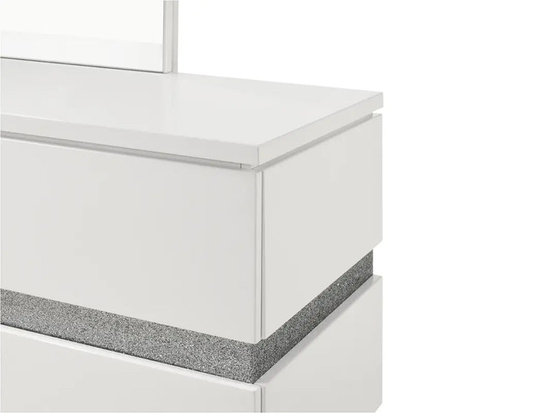 Smart B69 63" Wide 6 Drawer Dresser With Mirror
