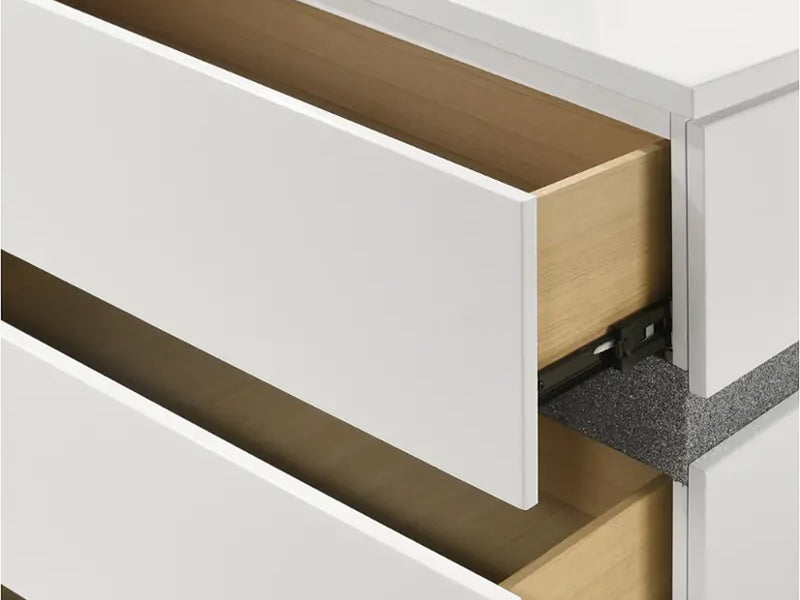 Smart B69 63" Wide 6 Drawer Dresser With Mirror