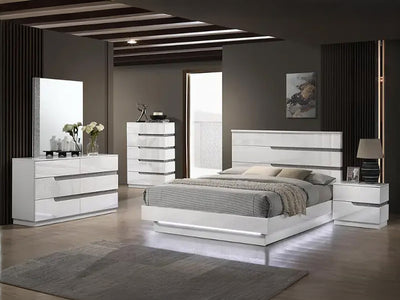 Smart B69 63" Wide 6 Drawer Dresser With Mirror