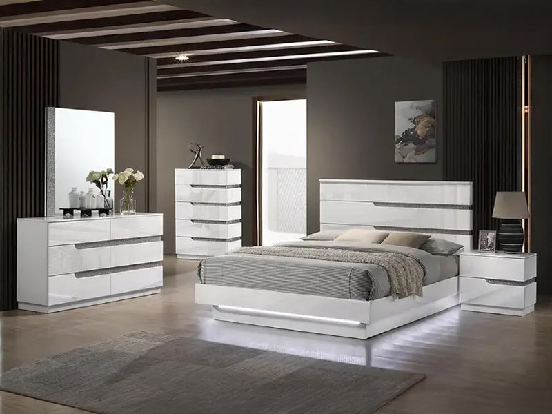 Smart B69 63" Wide 6 Drawer Dresser With Mirror