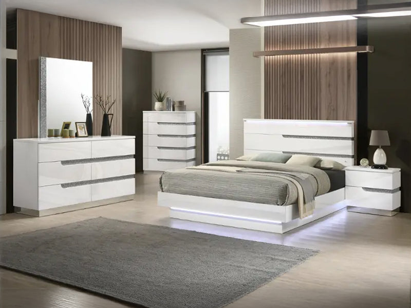 Smart B69 63" Wide 6 Drawer Dresser With Mirror