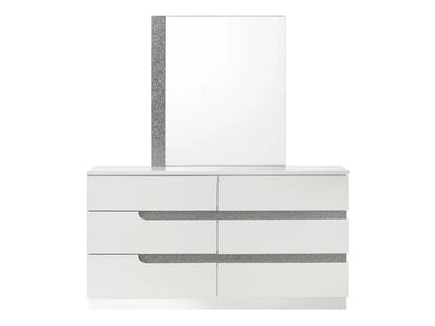 Smart B69 63" Wide 6 Drawer Dresser With Mirror