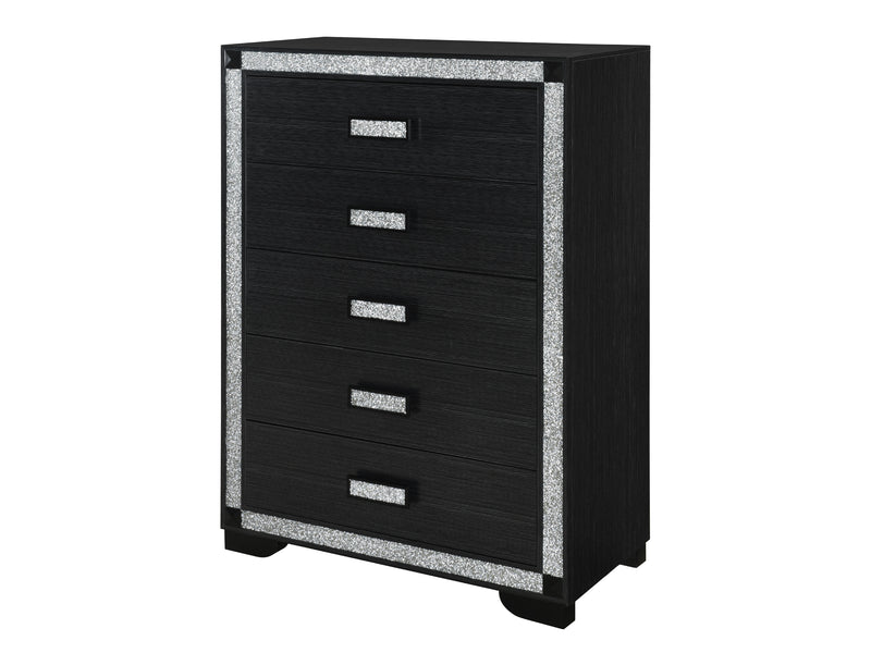 Soleil 34.1" Wide 5 Drawer Chest