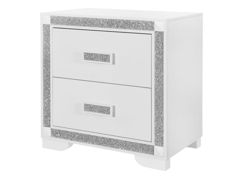 Soleil 26.7" Tall Nightstand With Cooler and Speaker