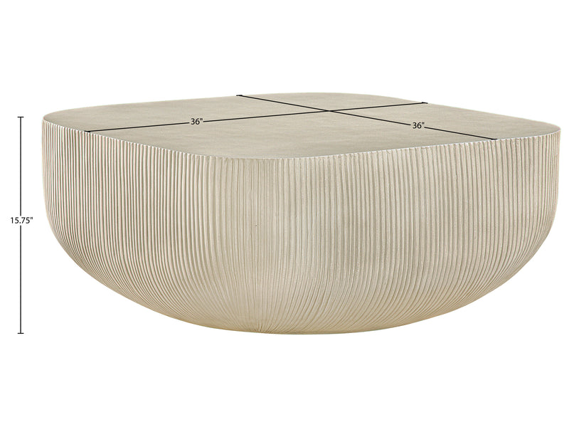 Sonara 36" Wide Fiber-Reinforced Concrete Coffee Table