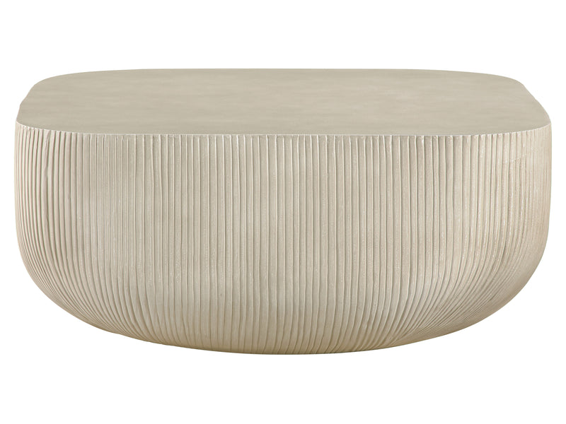 Sonara 36" Wide Fiber-Reinforced Concrete Coffee Table