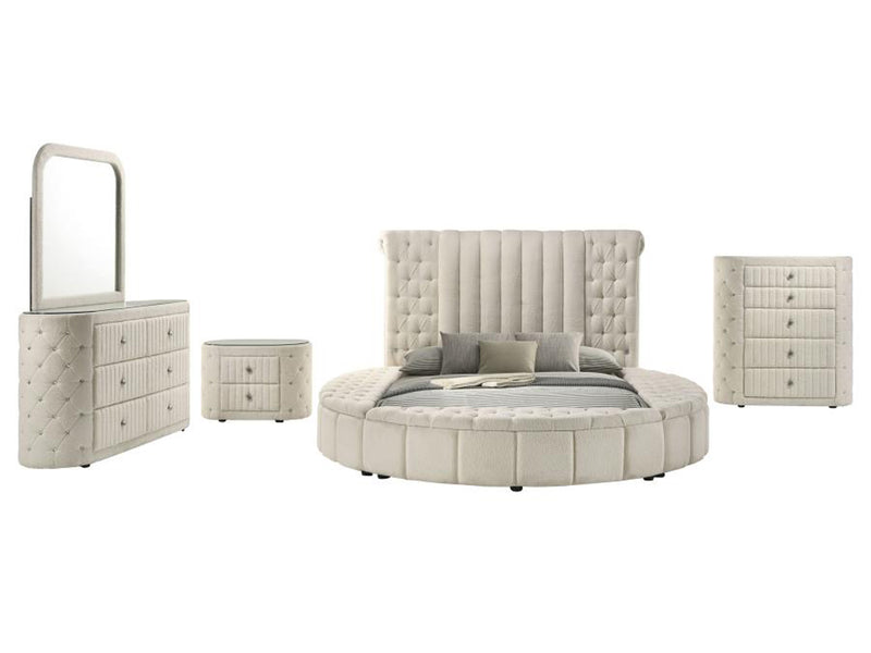 Sonya 65.7" Wide 6 Drawer Dresser With Mirror