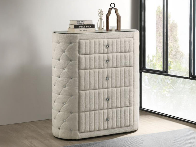 Sonya 42.5" Wide 5 Drawer Chest