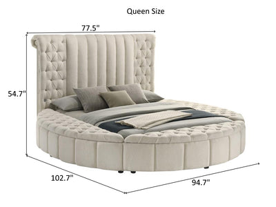 Sonya Round Storage Bed