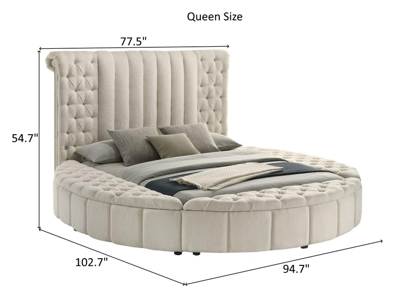 Sonya Round Storage Bed