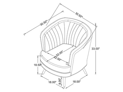 Sophia Coas 30.5" Wide Armchair